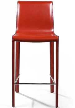 Стул полубарный Barrie 46X48X97 CM красный