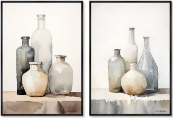 Набор из двух постеров на холсте Tones of Light 75X105 / 75X105 CM