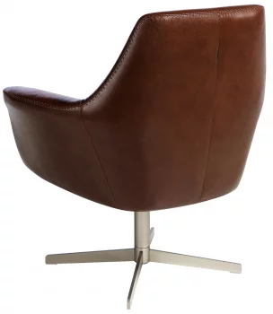 Поворотное кресло кожаное Ramiro 82X74X85 CM