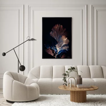 Репродукция картины на холсте  Coral Symphony in the Color of Night 75X105 CM