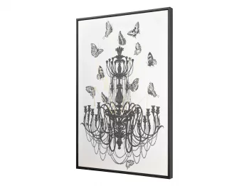 Картина в раме Chandelier 60X90 CM