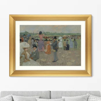 Постер The Races at Longchamp 81X61 CM