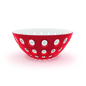 Салатница le murrine 25 см красная
