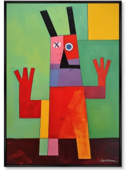 Постер на холсте Happy Creatures 75X105 CM