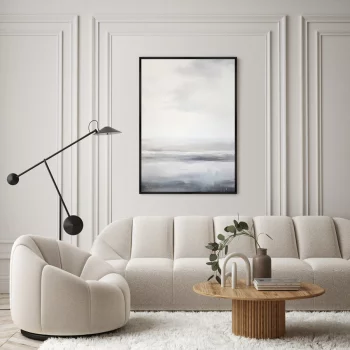 Постер на холсте Landscape collection White silence 75X105 CM