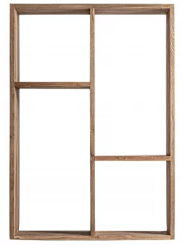 Стеллаж из тика Lux 100X40X150 CM
