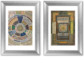 Диптих Grammar of Ornament 51X71 / 51X71 CM