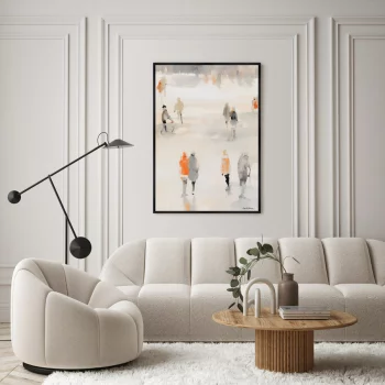 Постер на холсте Winter etude 75X105 CM