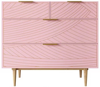 Комод Line 90X50X90 CM pink