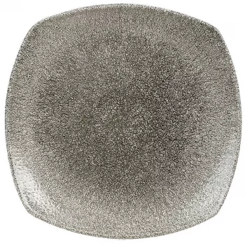Квадратная тарелка Raku Quartz Black 25X25 CM