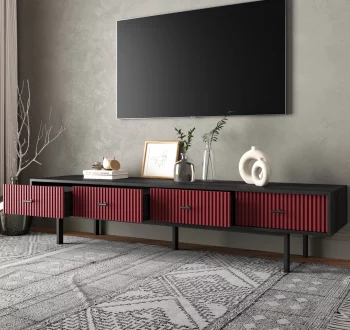 Тумба под TV Emerson 190X45X40 CM Red