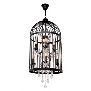 Подвесная люстра Vintage birdcage 45X45X94 CM