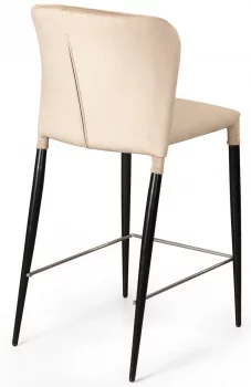 Стул полубарный Albert 44X55X99 CM бежевый