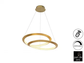 Подвесной светильник Eternity Ø60 золотой DIM 60X15 CM