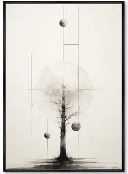 Постер на холсте Conversacion con el espacio 75X105 CM