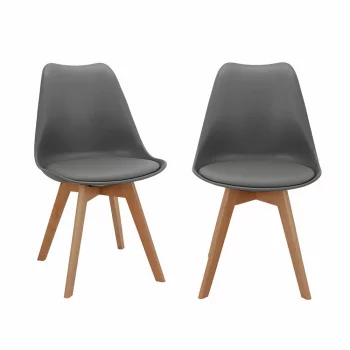Комплект из 2 стульев Eames Bon серый 49X54X84 CM