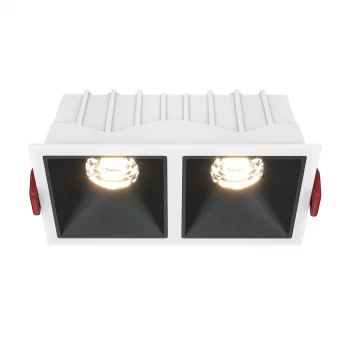 Встраиваемый светильник Альфа LED белый прямоугольный