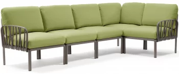 Диван садовый с подушками Komodo 294X154X88 CM
