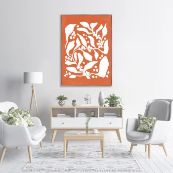 Репродукция картины на холсте Branches in color No3 75X105 CM