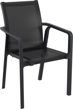 Стул садовый Pacific 57X62X90 CM чёрный