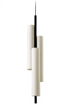 Подвесной светильник Black Note Triplet 17X16X90 CM Ivory White