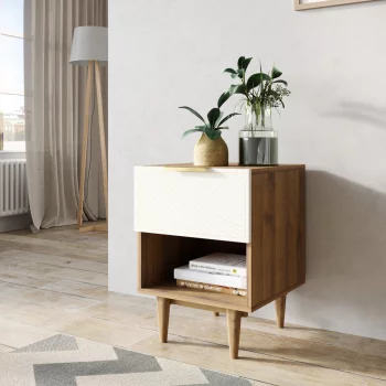 Тумбочка прикроватная Line 40X35X50 CM beige