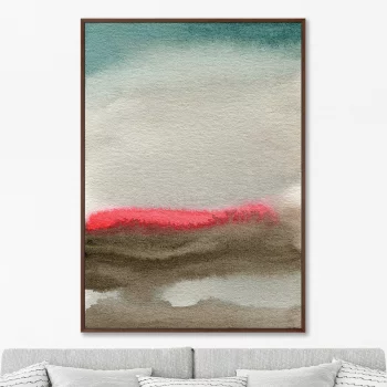 Репродукция на холсте The setting sun 75X105 CM