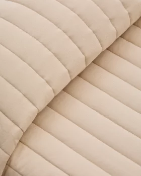 Бежевое покрывало Sini из 100% органического хлопка для кровати 90 см 180X240X1 CM