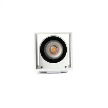 Уличный настенный светильник KOV квадратный белый LED 6W 3000K 23° 10.8X8.7X8 CM