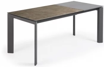 Раскладной стол Atta 120-180X80X76 CM серо коричневый