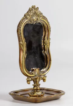 Настольное зеркало с подставкой под старину 15X15X27 CM