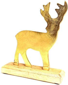 Украшение декоративное Golden Raindeer 18X5X22 CM