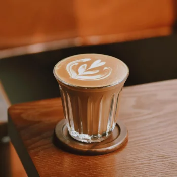 Чашка 170 мл кофейная без ручки ZINC Barista d 8,3 см h8 см стекло P.L. Barbossa [1] 