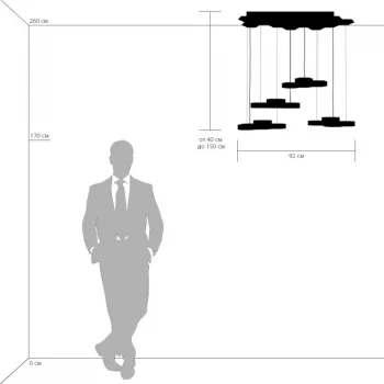 Детская люстра Favo 33X92X155 CM