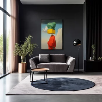 Постер на холсте Homo novus 75X105 CM