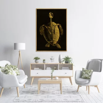 Постер на холсте Turtle Skeleton 75X105 CM