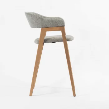Барный стул Челси серый 51X59X102,5 CM