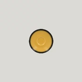 Блюдце RAK Porcelain LEA Yellow 13 см, для чашки 81223413 (желтый цвет)