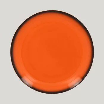 Тарелка круглая RAK Porcelain LEA Orange 27 см (оранжевый цвет)