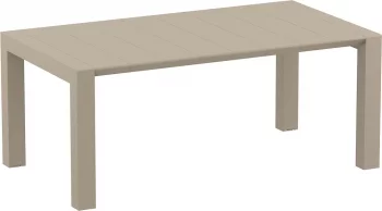 Стол пластиковый раздвижной Vegas 180-220X100X75 CM бежевый