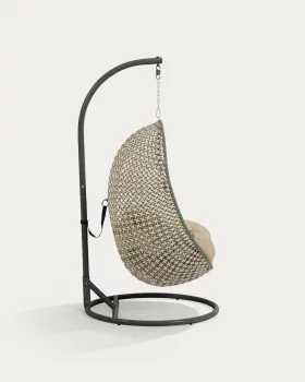 Подвесное кресло Cira из полиротанга 105X105X197 CM