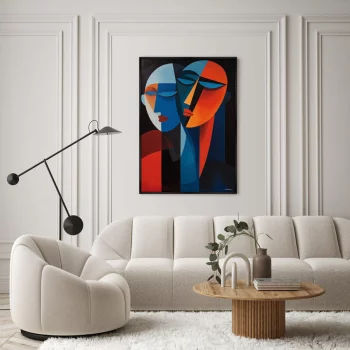 Постер на холсте Elle et Lui 75X105 CM