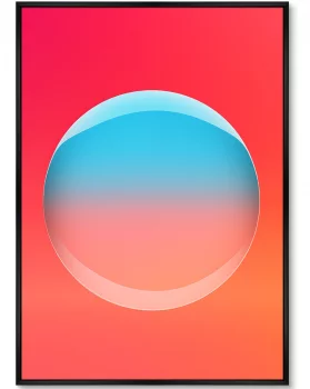 Постер на холсте Light light bubble 75X105 CM