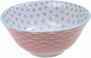 Чаша Tayo Bowl Star/Wave 15X7 CM серо красная