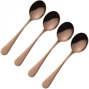 Набор из 4 чайных ложек Select copper