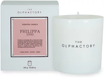 Свеча ароматическая The Olphactory White insignia Philippa 60 часов горения