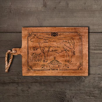 Доска сервировочная из манго Beef 37X24 CM