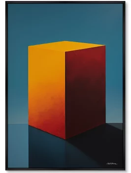 Постер на холсте Cubes the volumetric 75X105 CM