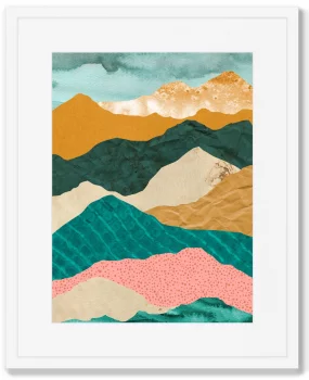 Набор из двух постеров Layered mountains 42X52 / 42X52 CM