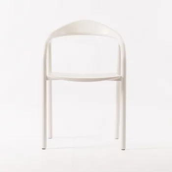 Стул Лугано массив березы тон белый матовый 51X55X78 CM